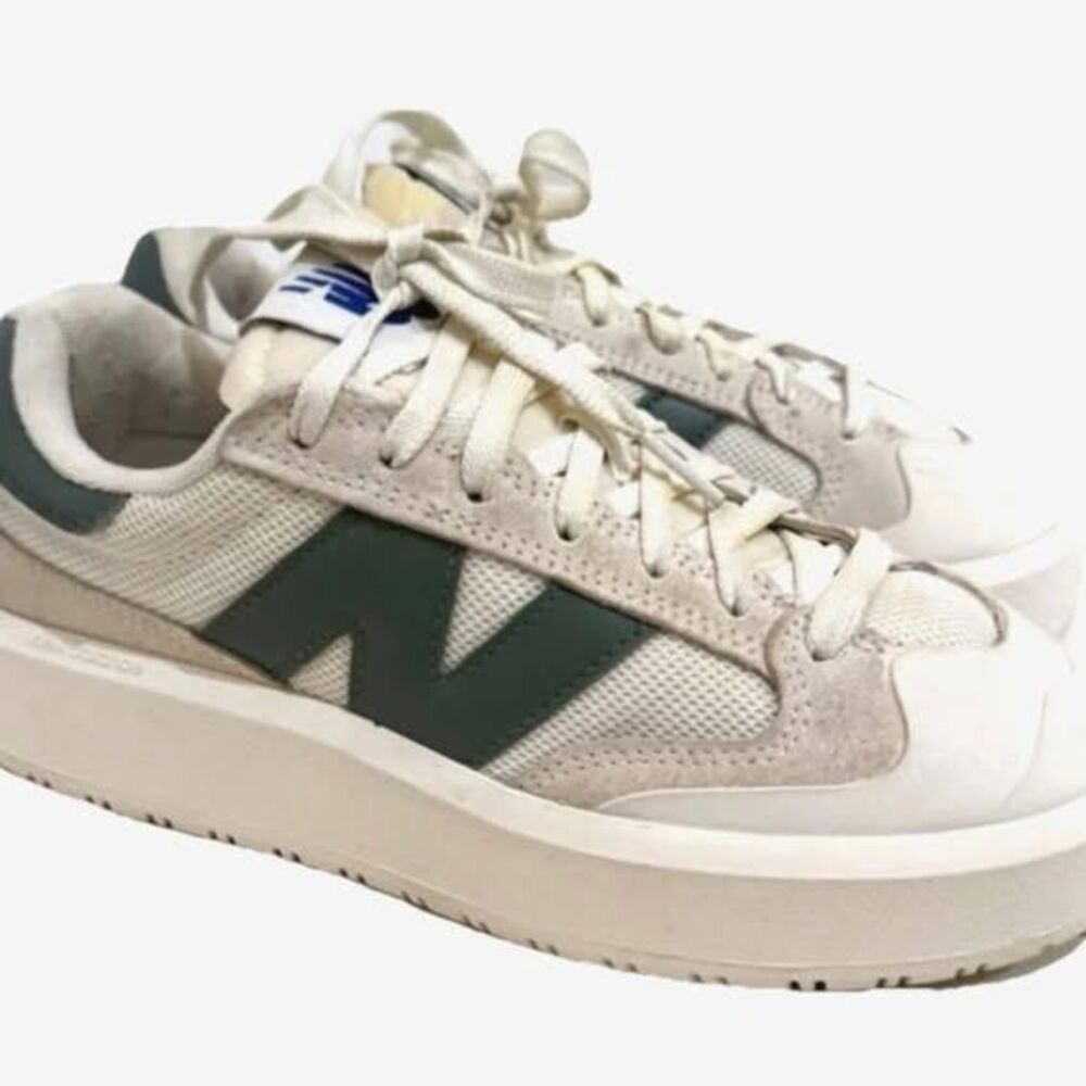 New Balance CT302 Mens 6 Womens 7.5 Sea Salt Juniper Platform Sneakers